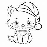 Colorare Triste Gatito Gattino Tristezza Kitty Tristeza Lusso Schede Emozioni sketch template