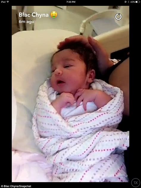 blac chyna seen for first time with newborn daughter dream