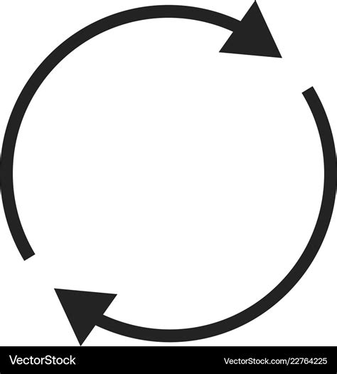 circle arrow icon simple style royalty  vector