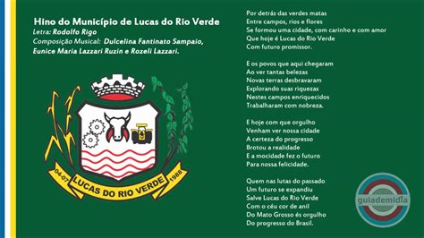 hino do município de lucas do rio verde mt youtube