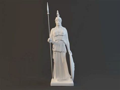 Athena Greek Goddess 3d Model 3ds Max Files Free Download