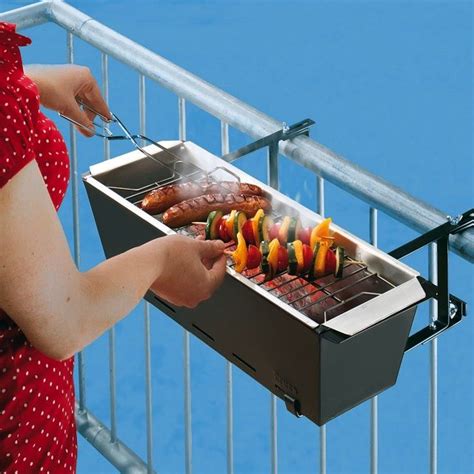 small balcony barbecue   icreatived balcony grill small