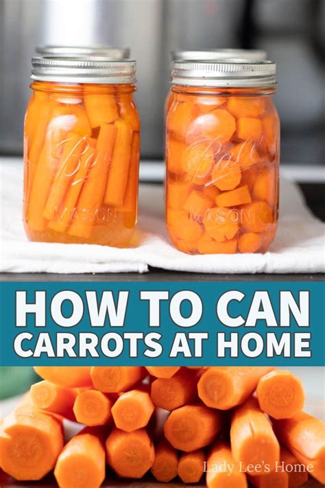 canning carrots   simple  quick   preserve   months canned carrots  stored