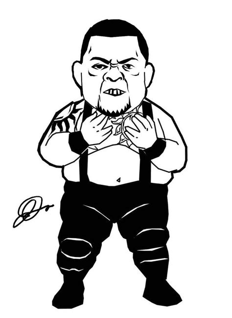wwe big show coloring sheet coloring pages