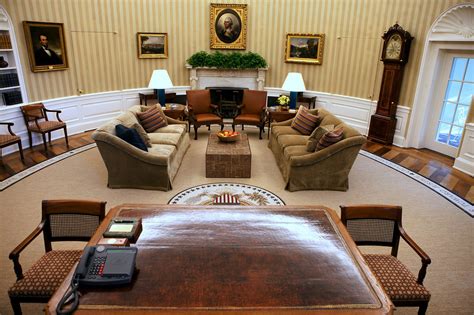 White House Oval Office Is Redecorated The New York Times