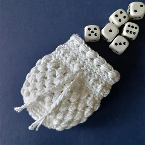 crochet dice bag  patterns diy