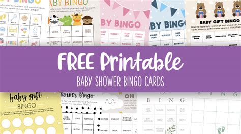 printable baby shower bingo  boys catch  party