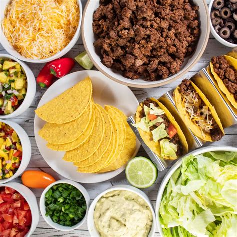 Taco Bar A Diy Taco Bar For Parties Of Any Size