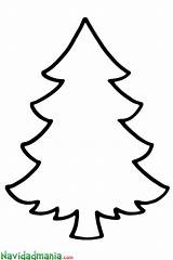 Christmas Coloring Tree Navidad Silueta Arbol Para Recortar Arboles Pages Clipart Choose Board Seekpng sketch template