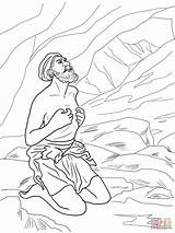Colorare Elia Signore Ahab Jezebel Disegno Riesce Sentire Elijah Whisper sketch template