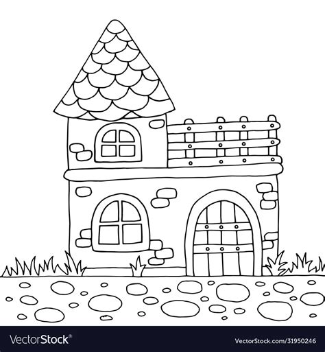 house coloring page home design info