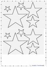 Estrelas Moldes Estrela Dia Molde Educação Escola Carnaval Maravilha Lembrancinha Enfeites Feltro Anjos Lembrancinhas Almofada Escolha Folhas sketch template