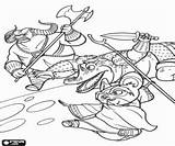 Fu Kung Panda Master Coloring Shifu Masters Pages Ready Attack Ox Crocodile Storming Oncoloring sketch template