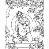 Krishna Radhe Xcolorings sketch template