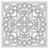 Relaxation Mandala sketch template