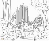 Oz Wizard Coloring Pages Emerald City Dorothy Color Printable Getcolorings Print Colorin Getdrawings sketch template