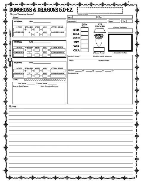 dandd 5e simplified rules dungeon master assistance