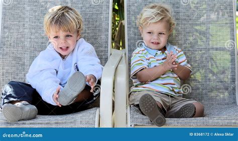 boys stock photo image  brothers children chair