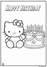 Coloring Birthday Happy Pages Hello Kitty Cards Color Scooby Doo Card Magiccolorbook Popular sketch template