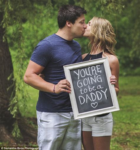 wife stages photoshoot to surprise man with news that she is pregnant daily mail online