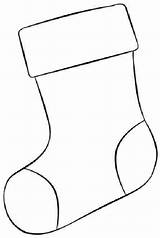 Stocking Christmas Printable Coloring Pages Template Sheets Templates Choose Board sketch template
