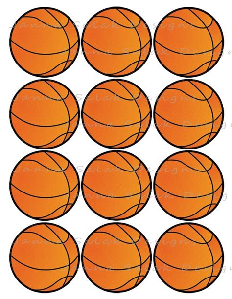 basketball cutouts printable  printable templates