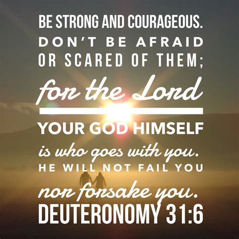 deuteronomy   strong encouraging bible verses