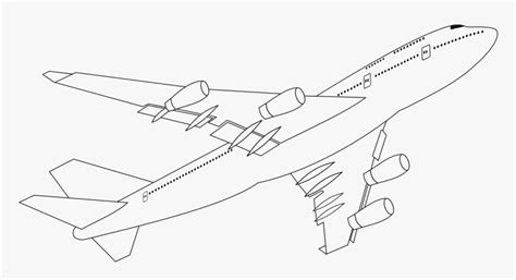 boeing  drawing plane hd png  kindpng