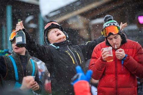boozy british skiers have turned chic val d isère resort into magaluf on ice mirror online
