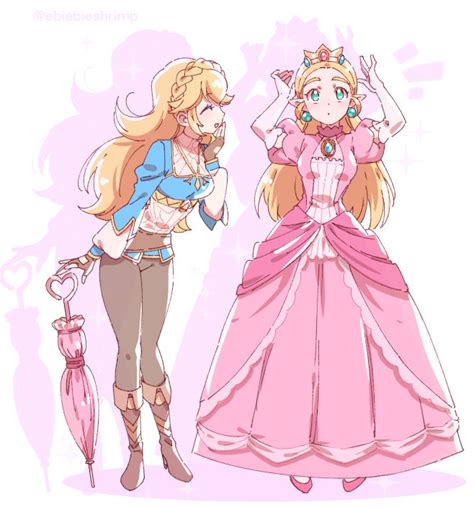 peach and zelda [x post r nintendowaifus] zelda