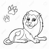 Lion Paw Coloring Pages Drawing Leo Getdrawings Pawprint King Dari Artikel Wallpaperfor sketch template