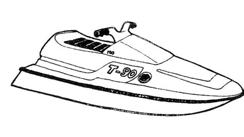 coloring pages jet ski seadoo transportation printable coloring pages