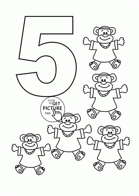 printable number  coloring pages carmenteclark