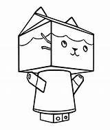 Gabby Dollhouse Catnip sketch template