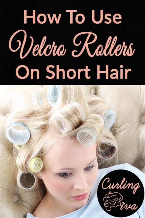 how to use velcro rollers on short hair curling diva