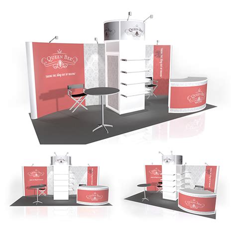 queen bee salon spa  packaging design served