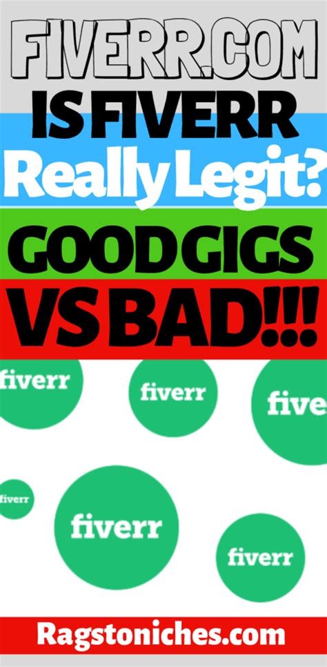 is fiverr a legit website or scam central rags to niche