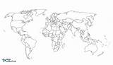 Weltkarte Grenzen Kontinente Ausmalbild Umrisse Länder Leere Europakarte Kleurplaat Ausmalbilder Schablone Landkarte Borders Stumme Wereldkaart Landesgrenzen Malvorlage Malvorlagan Unausgefüllt sketch template
