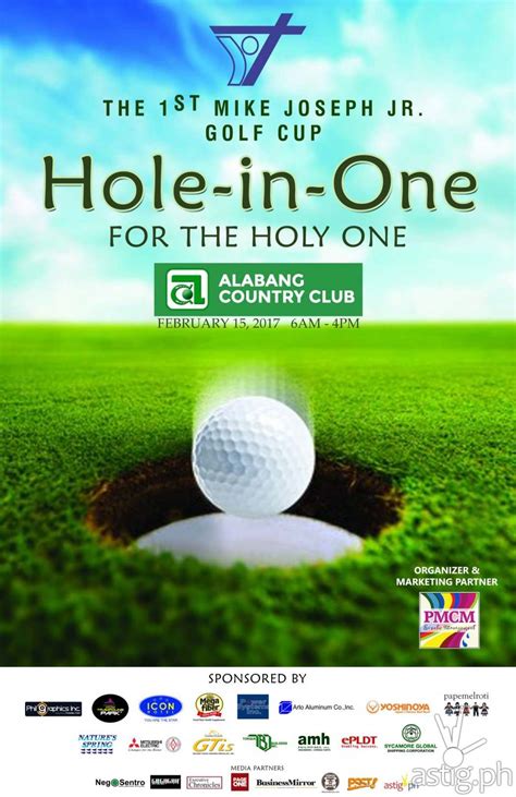 mike joseph jr golf cup hole     holy  feb