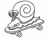 4u Snail sketch template