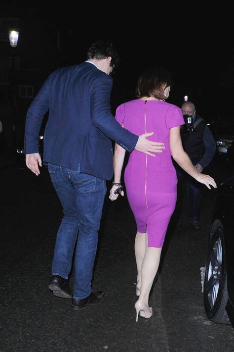 kay burley is carried out of piers morgan s christmas party ok magazine