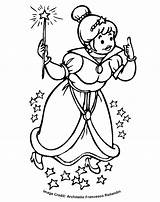 Fairy Godmother Coloring Clipart Clip Twinkle Star Little Library Cliparts Popular Minerals Rocks Pages sketch template
