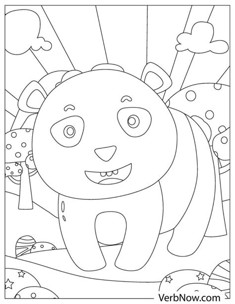 panda bears coloring pages book   printable