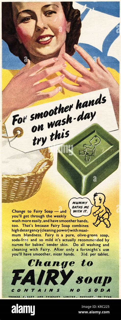 vintage original advert advertising fairy soap
