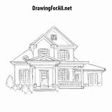Draw House Beginners Drawing Drawingforall sketch template