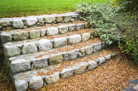 magnificent backyard stone step ideas