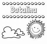 Catalina sketch template