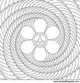 Coloring Optical Pages Illusion Popular sketch template