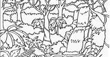 Jungle Coloring Pages Plants Printable Getcolorings Color Print sketch template
