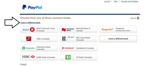 link  paypal account  canadian usd bank